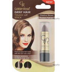Golden Rose - GRAY HAIR - TOUCH-UP STICK - Sztyft na odrosty - 5,2 g - 07 - CHESTNUT BROWN