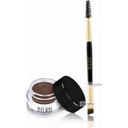 MILANI - Stay Put Brow Color - Pomada do brwi + dwustronny pędzelek - 05 DARK BROWN