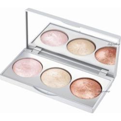 Golden Rose - STROBING HIGHLIGHTER PALETTE - Paleta 3 rozświetlaczy do twarzy
