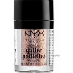 NYX Professional Makeup - Metallic Glitter Paillettes - Brokat do twarzy i ciała  - 04  GOLDSTONE