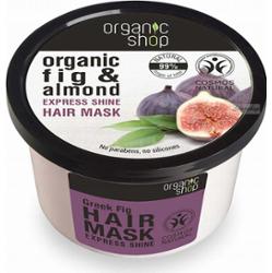 ORGANIC SHOP - Express Shine Hair Mask - Organic Fig & Almond - Maska do włosów grecka figa - 250 ml