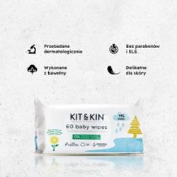 Chusteczki nawilżane dla dzieci, 60 sztuk