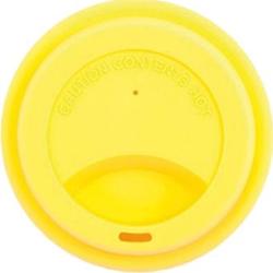 Silikonowa nakładka na kubek, Żółta