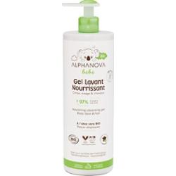 Odżywczy żel myjący do ciała, twarzy i włosów dla niemowląt, 400 ml