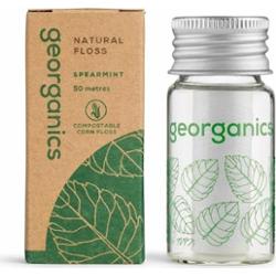 Naturalna nić dentystyczna, naturalny skład, do codziennej pielęgnacji, smak mięty zielonej, 50 m