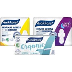 Organic & White, Zestaw tamponów i podpasek na dzień i noc