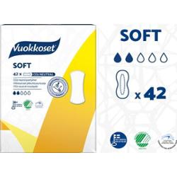 Wkładki higieniczne WHITE SOFT, 42 sztuki