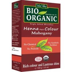 Farba do włosów na bazie henny, MAHOŃ, 100 g