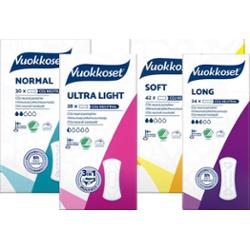 WHITE, Zestaw 4 rodzajów wkładek higienicznych