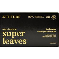 Mydło w kostce do ciała dla mężczyzn, Bursztyn i cytrus, 113g