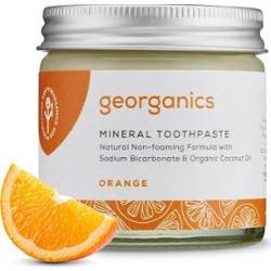 Mineralna pasta do zębów w słoiku, naturalny skład, do codziennej pielęgnacji, smak pomarańczowy, 60 ml