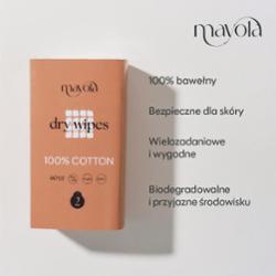 Waciki bawełniane, w taśmie, 9x10cm, 60 sztuk