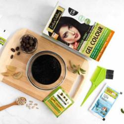 Żelowa farba do włosów, CZARNY