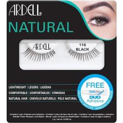 Ardell - Ardell 116 - Rzęsy Na Pasku W Zestawie Z Klejem Duo - False Lashes Ardell Fashion Lash 116 Blk - Dla Kobiet
