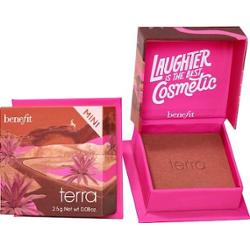Benefit Cosmetics - Mini Terra - Mini Róż Do Policzków W Odcieniu Złotoczerwonej Cegły - Box O' Powder Terra Mini - Dla Kobiet
