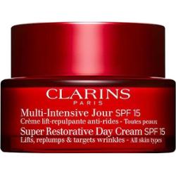 Clarins - Super Restorative - Krem Na Dzień Do Każdego Rodzaju Skóry Spf15 - Multi Intensif Jour Spf 20 50 ml - Dla Kobiet