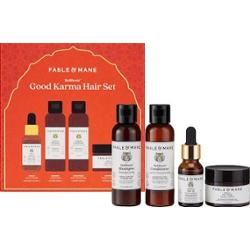 Fable & Mane - Holiroots good Karma Hair Set – Zestaw Do Pielęgnacji Włosów - Set - Dla Kobiet