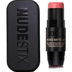 Nudestix - Nudies All Over Face Matte Lux — Róż W Sztyfcie - Nudies Matte Lux Blush - Rosy Posy - Dla Kobiet