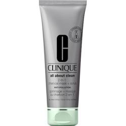 Clinique - All About Clean 2-in-1 Charcoal Pielęgnacja Twarzy + Scrub - Pielęgnacja Twarzya Oczyszczająca - All About Clean Charc. Pielęgnacja Twarzy/