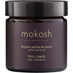 MOKOSH - Aktywny peeling do twarzy Róża z jagodą, 60ml