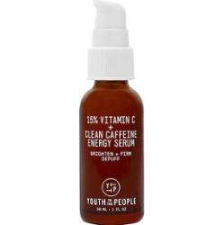 Youth To The People - 15% Vitamin C+ Clean Caffeine Energy Serum – Serum Energetyzujące Z Kofeiną - Yerba Mate Vitamin C+ Energy Serum 30ml - Dla Kobi