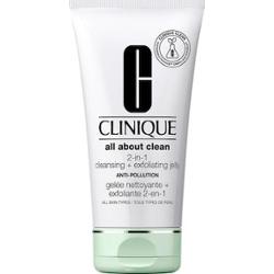 Clinique - All About Clean 2-in-1 Cleansing + Exfoliating Jelly - Żel Oczyszczający - All About Clean Cleans/exfl. Jelly 150ml - Dla Kobiet