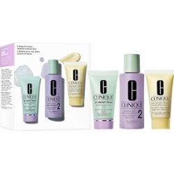 Clinique - 3 Step Refresh 2 Set - Zestaw Do Pielęgnacji Twarzy - Set Step Type 2 - Dla Kobiet
