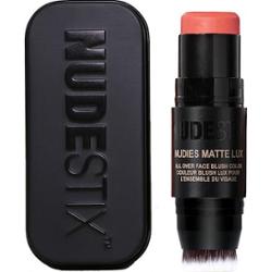 Nudestix - Nudies All Over Face Matte Lux — Róż W Sztyfcie - Nudies Matte Lux Blush - Juicy Melons - Dla Kobiet