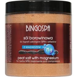 Sól borowinowa do kąpieli zabiegów SPA i okładów z magnezem 900 g