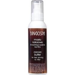 SZYBKA I TRWAŁA OPALENIZNA Masło kakaowe do szybkiego opalania bez filtra BINGOSPA