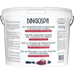 CELLULIT STOP Sól z minerałami Morza Martwego z cynamonem i kofeiną 12,5 kg