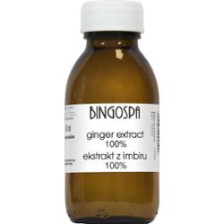 WYPADANIE I OCHRONA KOLORYTU WŁOSóW Ekstrakt z imbiru 100% BINGOSPA 100 ml