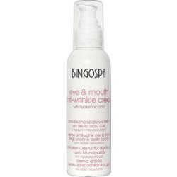 KURZE ŁAPKI BRUZDY Krem przeciwzmarszczkowy do okolic oczu i ust z kwasem hialuronowym BINGOSPA