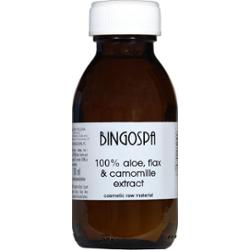 Wyciąg z aloesu, lnu i rumianku 100% (surowiec kosmetyczny) BINGOSPA