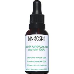 KURZAJKI BRODAWKI Glistnik jaskółcze ziele ekstrakt 100% 30 ml (surowiec kosmetyczny) BINGOSPA
