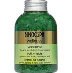 Kryształy do kąpieli guarana, ekstrakt z noni, kwas hialuronowy BINGOSPA wellness