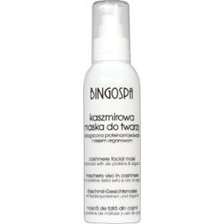 Maska do twarzy kaszmirowa wzbogacona proteinami jedwabiu i olejem arganowym BINGOSPA