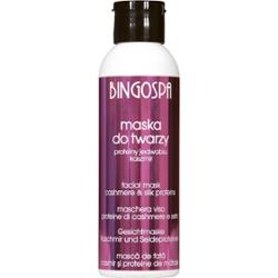 Maska do twarzy z proteinami kaszmiru i jedwabiu BINGOSPA