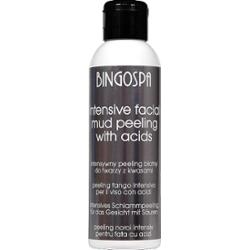 Intensywny peeling błotny do twarzy z kwasami BINGOSPA