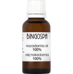 SKARB DLA TWARZY I CIAŁA Olej makadamia 100 % BINGOSPA 30 ml
