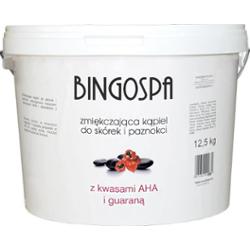 Zmiękczająca kąpiel do skórek i paznokci z kwasami AHA i guaraną 12,5kg BINGOSPA
