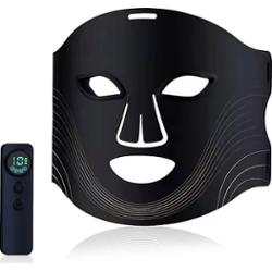 DAM Maska LED w kolorze czarnym do twarzy rozmiar: onesize