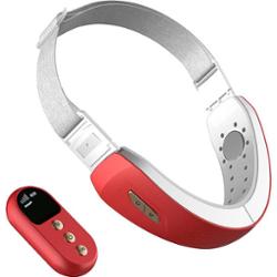 DAM Opaska w kolorze szaro-czerwonym do liftingu twarzy rozmiar: onesize