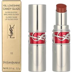 Yves Saint Laurent Candy Glaze Lip Gloss Stick 15 Showcasing Nude