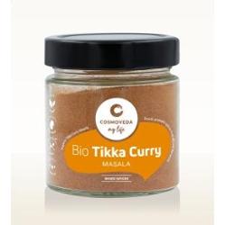 Mieszanka BIO przypraw do kurczaka Tikka Curry Masala 80g Cosmoveda (nowe szklane opakowanie)