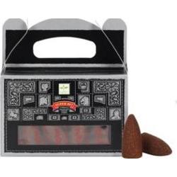 Kadzidła Piżmo & Drzewo Sandałowe Superhit backflow 24 stożki 75 g Satya