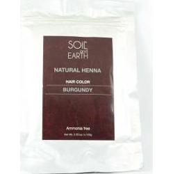 Naturalna Henna do włosów Indyjska BURGUND 100g Soil &Earth