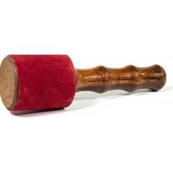 Malet do grania na misach tybetańskich z zamszową końcówką średnica 7cm długość 23 cm