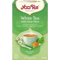 Herbata WHITE TEA Herbata biała z aloesem BIO 17 torebek Yogi Tea