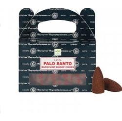 Kadzidła w stożkach Palo Santo (Święte Drzewo Peru) stożki Back Flow 24 szt 75g Satya